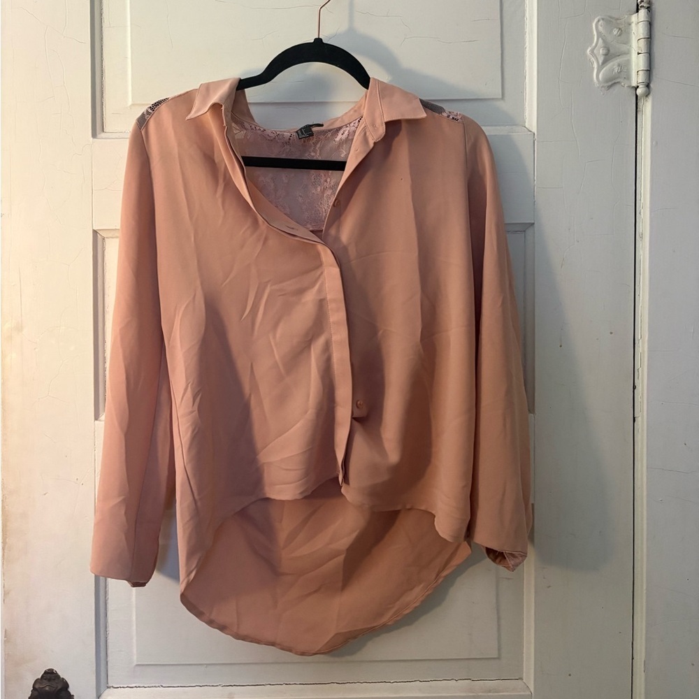 Forever 21 Light Pink Blouse - Picture 1 of 3